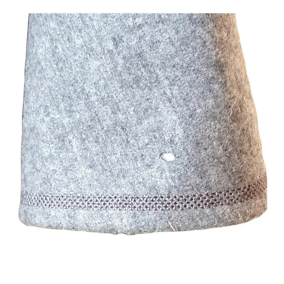 ELLEN TRACY Women's Oversized Wool Peacoat Jacket Size Medium Heather Gray - Picture 12 of 14